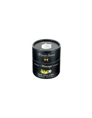 votre  en cosmétiques intimes plaisir secret vous propose cette bougie de massage thé blanc 80 ml