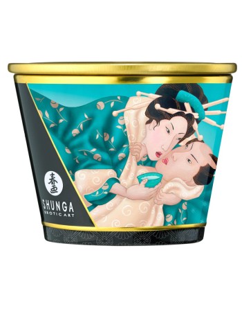  shunga  bougie de massage lueur & caresses  sensual  fleurs des iles 