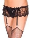  lingerie : portejarretelles dentelle noire