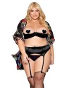 soutiengorge ouvert et demiseins à armatures sexy, grande taille