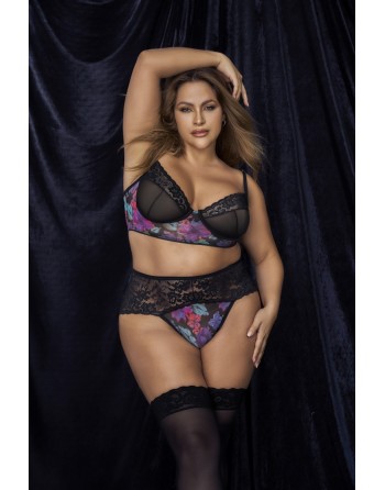 ensemble lingerie sexy, femme forte et ronde de la collection mapalé.