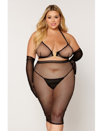 ensemble lingerie sexy, grande taille de la marque dreamgirl lingerie