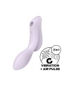 vibromasseur et stimulateur de clitoris usb curvy trinity 2 de satisfyer