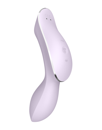 vibromasseur et stimulateur de clitoris usb curvy trinity 2 de satisfyer