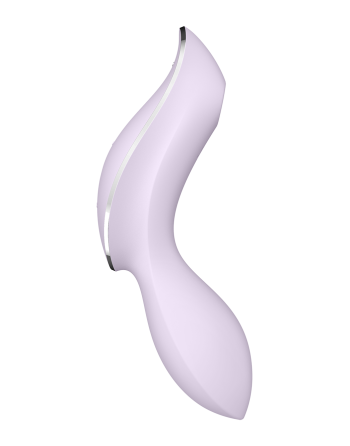 vibromasseur et stimulateur de clitoris usb curvy trinity 2 de satisfyer