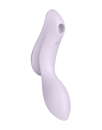 vibromasseur et stimulateur de clitoris usb curvy trinity 2 de satisfyer