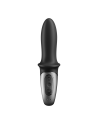 vibromasseur usb noir, chauffant et connecté hot passion satisfyer