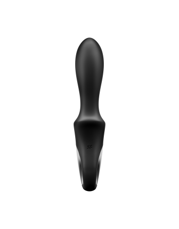 vibromasseur noir usb, chauffant, connecté heat climax de satisfyer