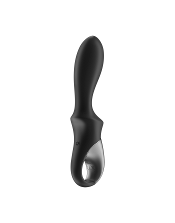 vibromasseur noir usb, chauffant, connecté heat climax de satisfyer