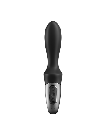 vibromasseur noir usb, chauffant, connecté heat climax de satisfyer