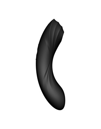 2 en 1 Stimulateur de clitoris et vibromasseur Curvy Trinity Noir 4 Satisfyer - CC597773