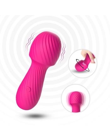  de vibromasseur de massage rose en avec 9 modes de vibrations, marque dreamy toys