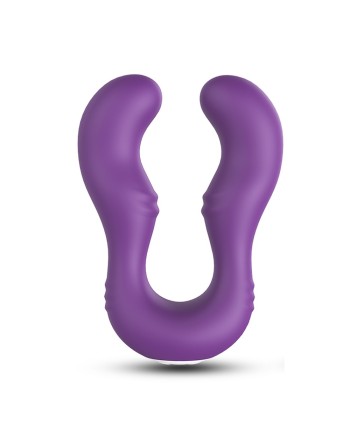 double gode violet avec 9 moteurs sur chaque côtés pour couple de femmes, sex toys lesbiennes dreamy toys