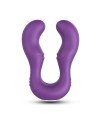 double gode violet avec 9 moteurs sur chaque côtés pour couple de femmes, sex toys lesbiennes dreamy toys