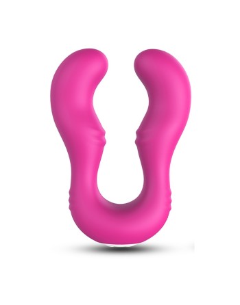 double gode rose avec 9 moteurs sur chaque côtés pour couple de femmes, sex toys lesbiennes dreamy toys