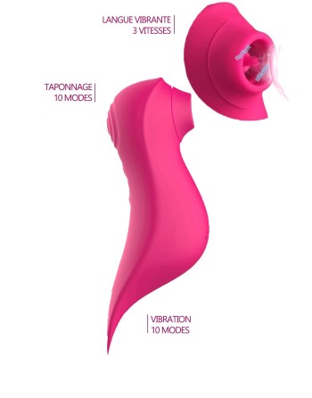 vibromasseur stimulateur taponnage 3 en 1. de chez votre sextoy