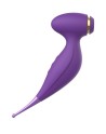 vibromasseur 2 en 1 violet avec 7 modes de stimulation et 10 modes de vibrations