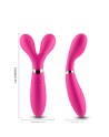 vibromasseur wand rose en forme de y avec 3 moteurs dans chaque branche, usb de la marque dreamy toys