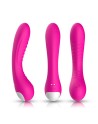  vibromasseur usb en silicone médical rose avec 9 modes de vibration en 