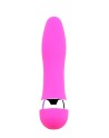  en en mini vibromasseur rose de 11 cm avec avec bague argenté pour des plaisir plus intenses.