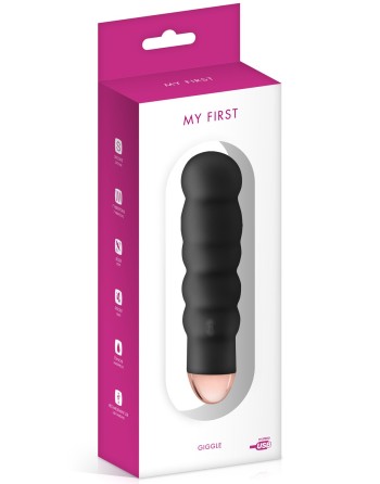  sextoys : vibromasseur noir usb corps ondulé