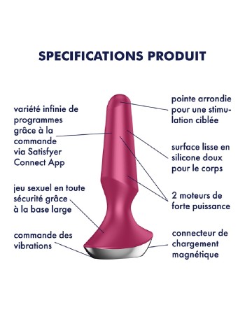  sextoy connecté satisfyer plus anal usb