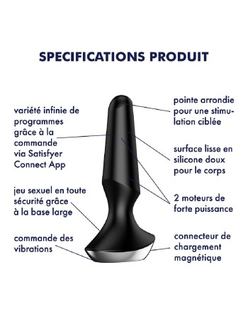  sextoy connecté satisfyer plus anal usb