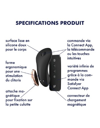  satisfyer stimulateur clitoridien connecté