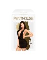 robe clubwear opaque noir de chez votre de la marque penthouse.