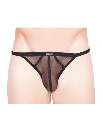 tanga noir sexy et tendance pour homme