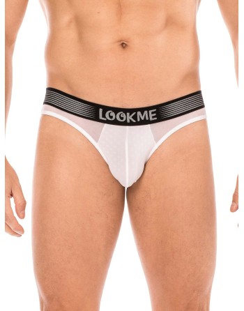 slip blanc avec ceinture lookme de chez votre en lingerie et sous vêtements pour homme.