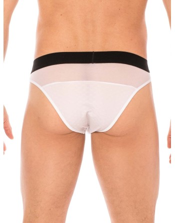 slip blanc avec ceinture lookme de chez votre en lingerie et sous vêtements pour homme.