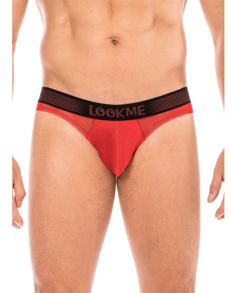 slip rouge avec ceinture lookme de chez votre en lingerie et sous vêtements pour homme.