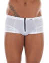  mini pant blanc homme avec double zip