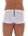  mini pant blanc homme avec double zip