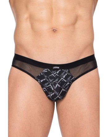 lookme, lingerie pour homme du basic ou très sexy, string noir 2d