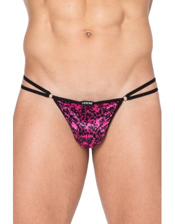 lookme, lingerie pour homme du basic ou très sexy, string ficelle rose