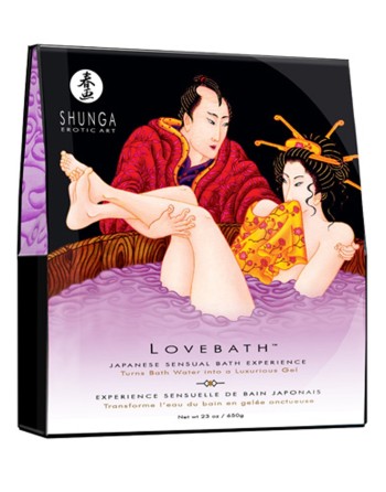  sels de bain lotus japonais shunga