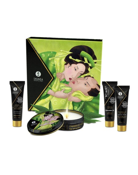 shunga : coffret de geisha bio thé vert