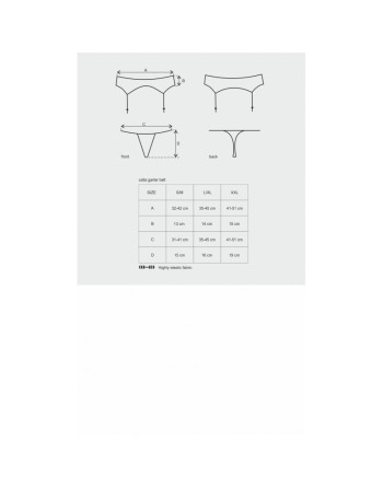  portejarretelles catia garter belt