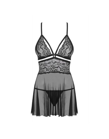  lingerie obsessive : 838bab1 babydoll  noir