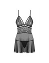  lingerie obsessive : 838bab1 babydoll  noir