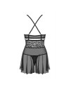  lingerie obsessive : 838bab1 babydoll  noir