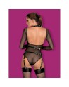  lingerie sexy  marque obsessive  a740 harnais  noir