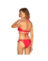 maillot de bain 2 pcs coralya  rouge obsessive