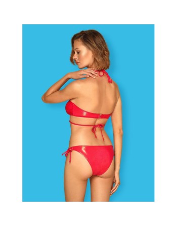 maillot de bain 2 pcs coralya  rouge obsessive