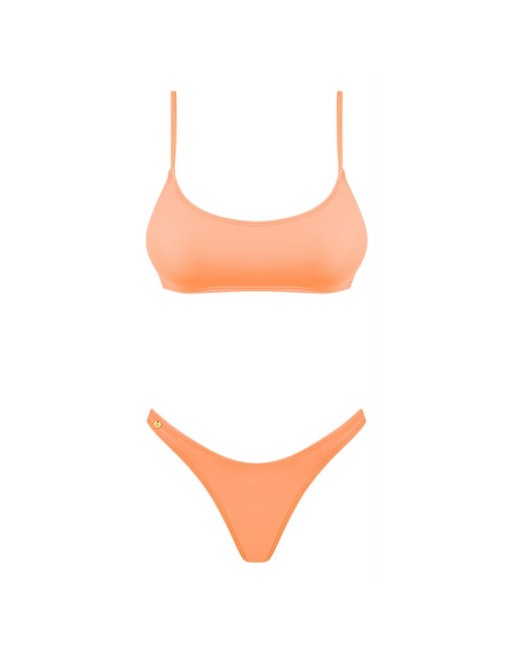 maillot de bain 2 pièces corail mexico beach obsessive