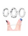  sextoys : 3 cockrings extensibles transparents