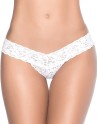  lingerie : string blanc dentelle