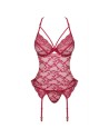 guêpière bordeaux ivetta de la marque de lingerie sexy obsessive